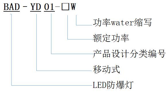 手提式led防爆探照燈